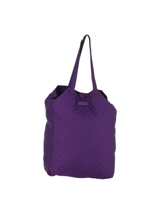 GUCCI Handbags - Authentic GUCCI GG Canvas Shoulder Bag Nylon Purple 281487